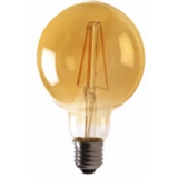 LED Лампа G80 8.5 Вт. бронзовая серии Филамент