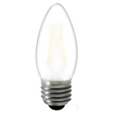 LED Лампа C35 (свеча) E27 5 Вт матовая серии Филамент